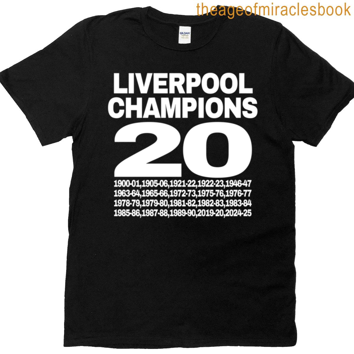 Liverpool Champions 3 T-shirt