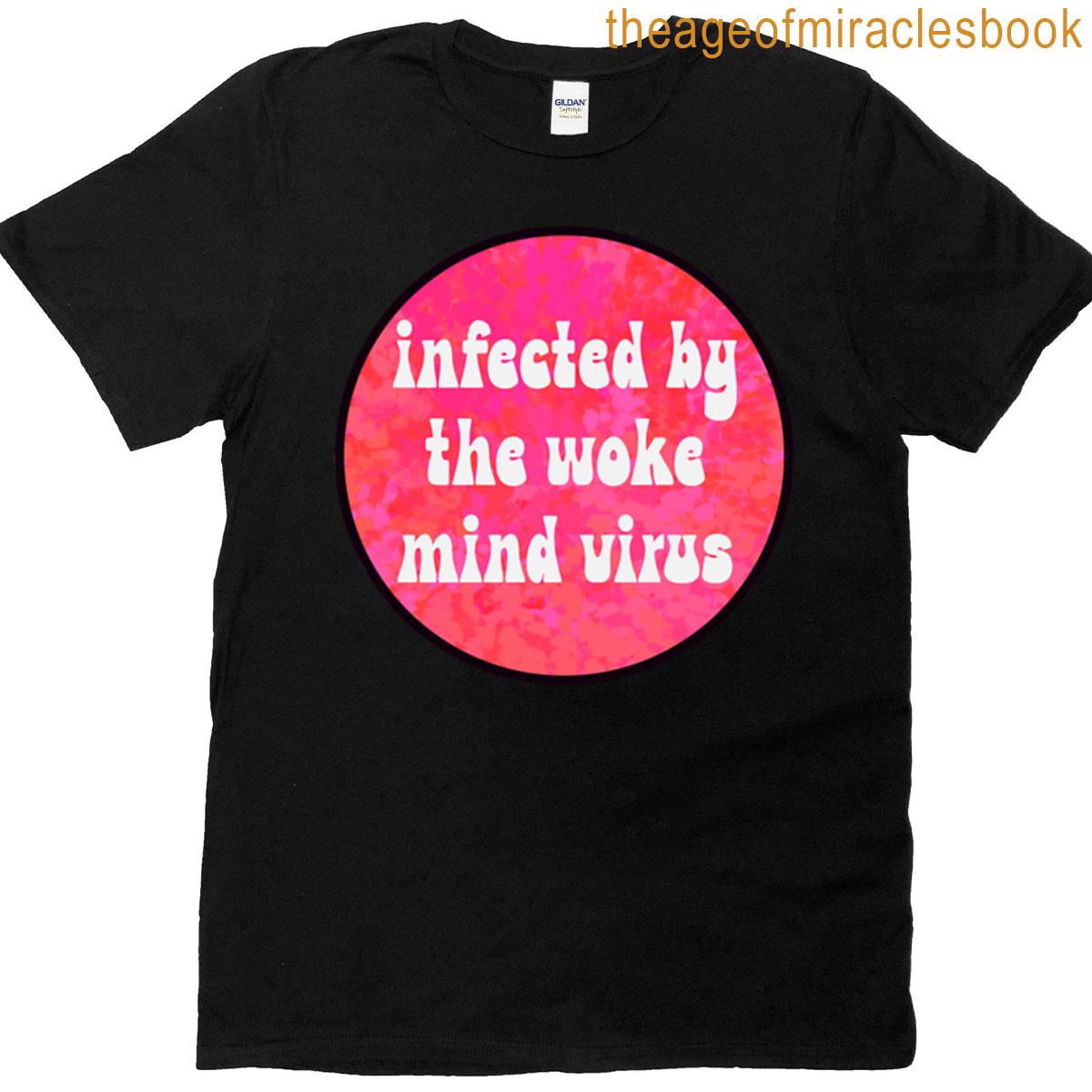 Pink Woke Mind Virus T-shirt