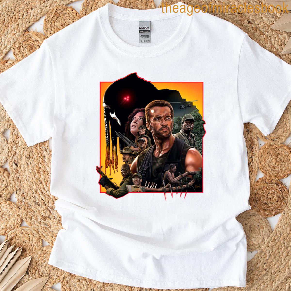 Predator Art Wo Text T-shirt