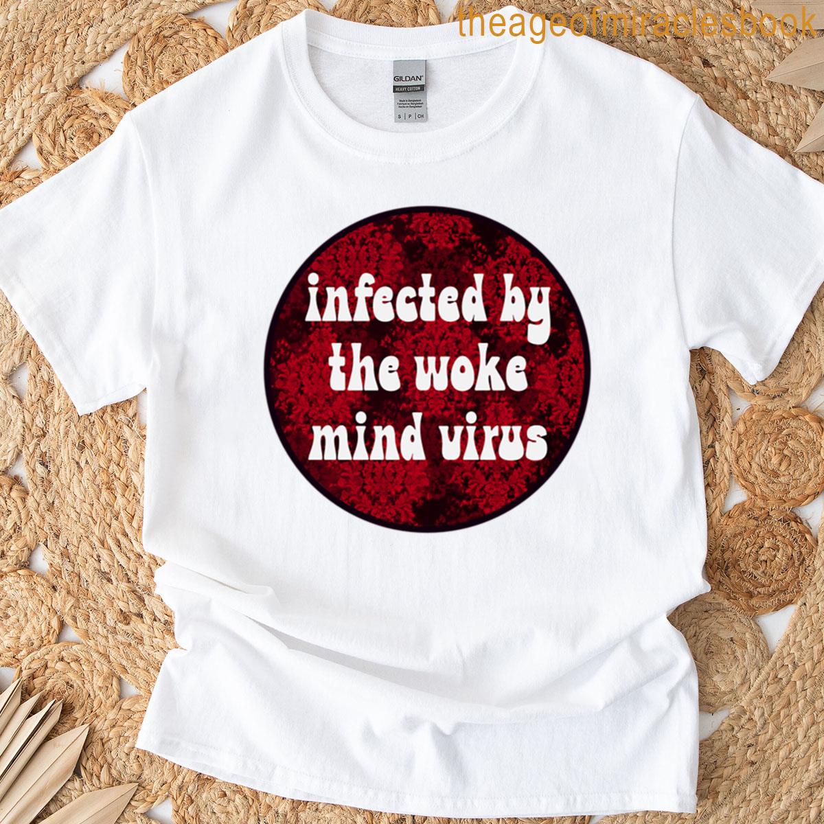 Red Lace Woke Mind Virus T-shirt