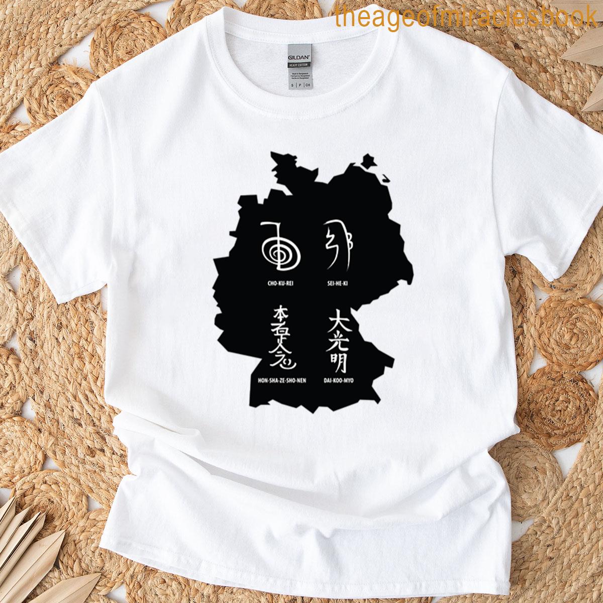 Reiki Map – Germany T-shirt