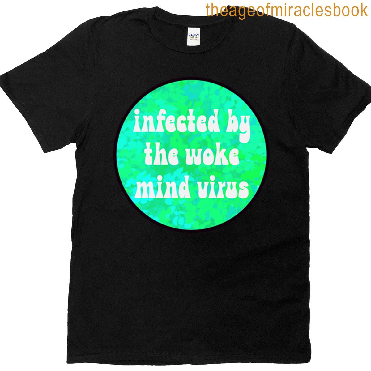 Sea Green Woke Mind Virus T-shirt