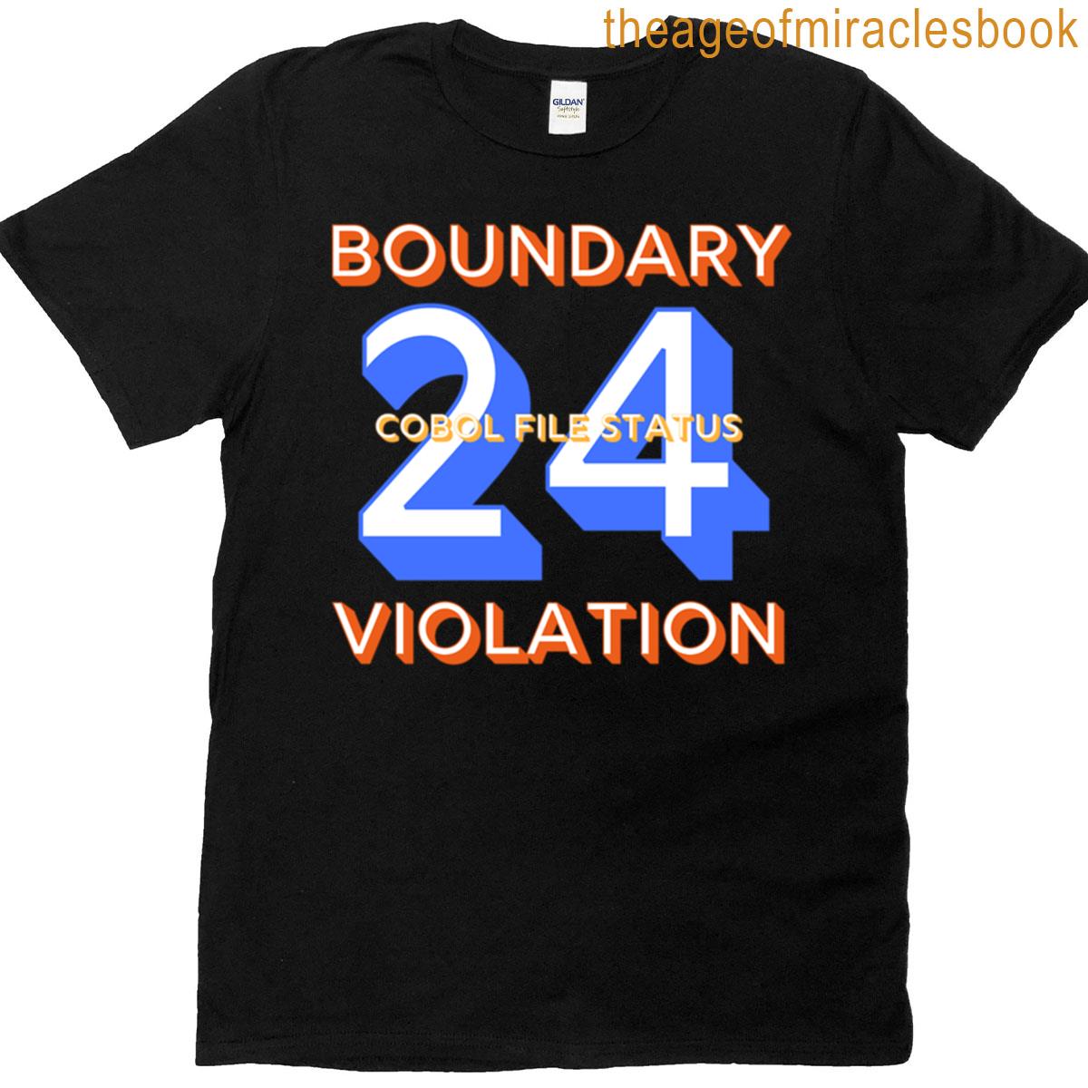 Cobol File Status 24 Funny Retro Coding Glitch For Programmers Oversized T-shirt