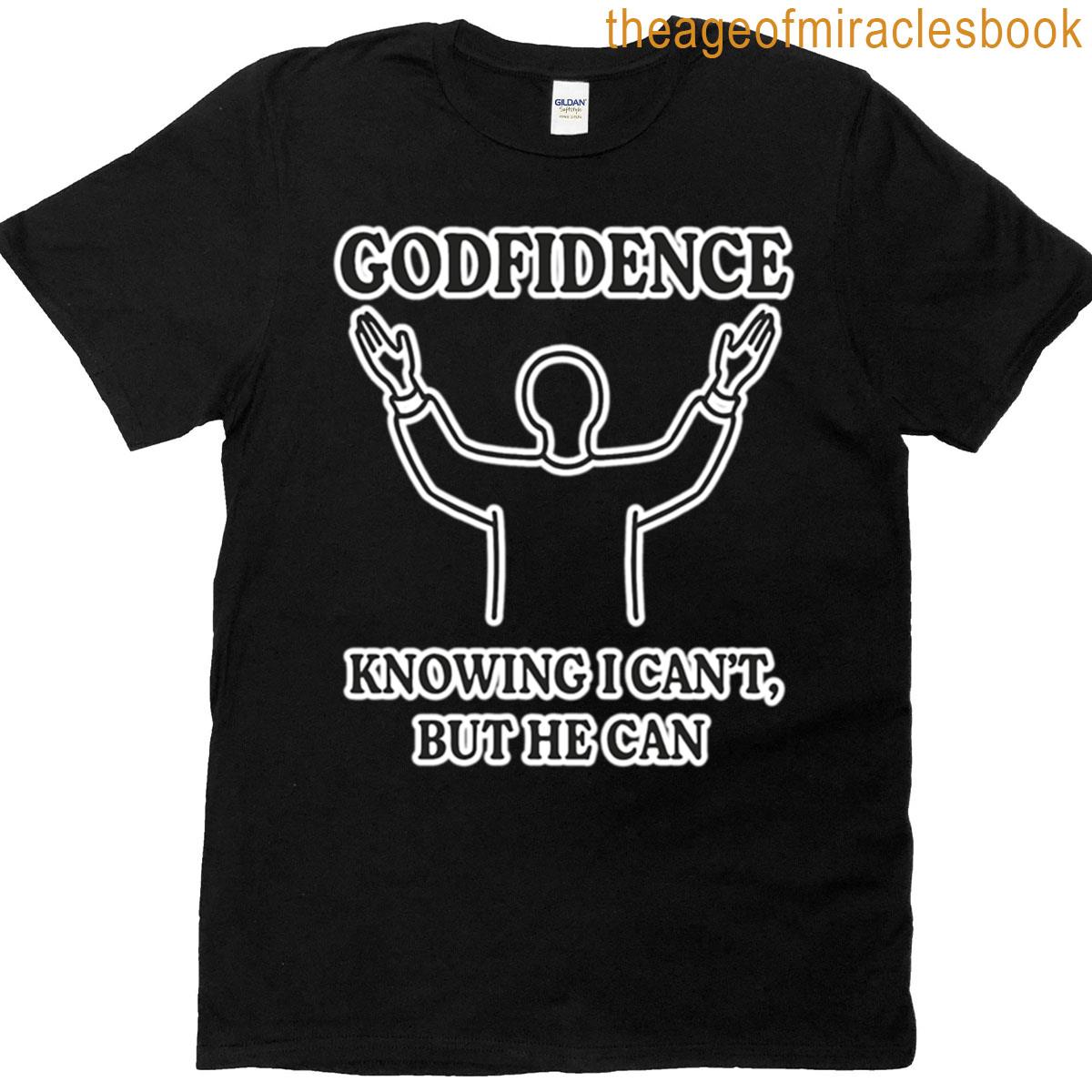 Godfidence Bold Faith-based Statement Oversized T-shirt