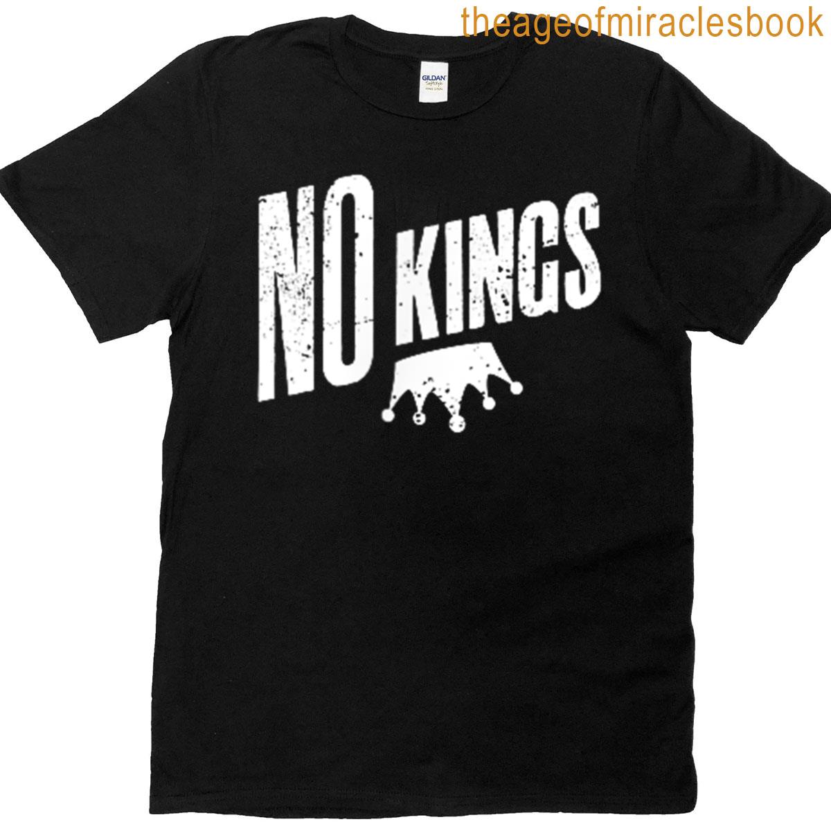 No Kings Two Sided Front Back T-shirt