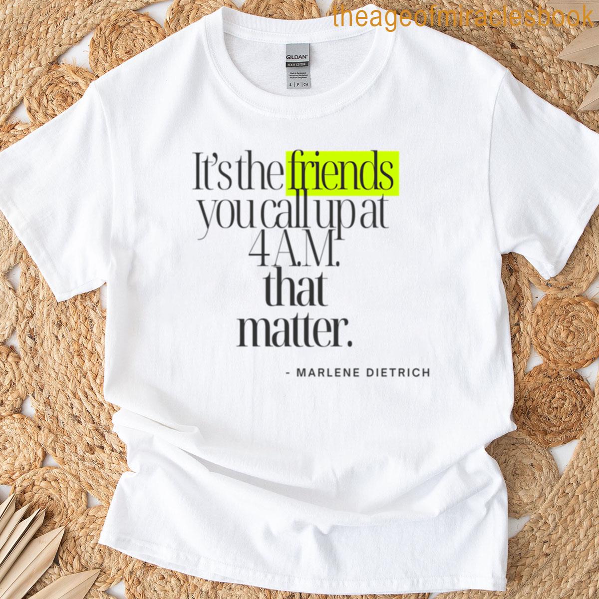 On Friendship T-shirt