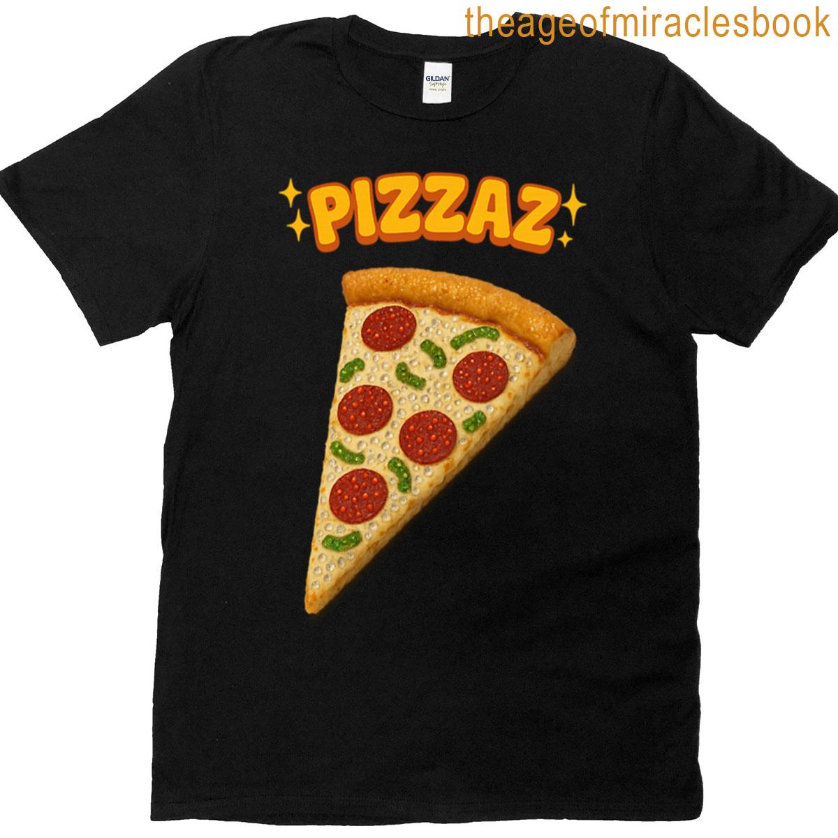 Pizzaz Bedazzled Pizza T-shirt