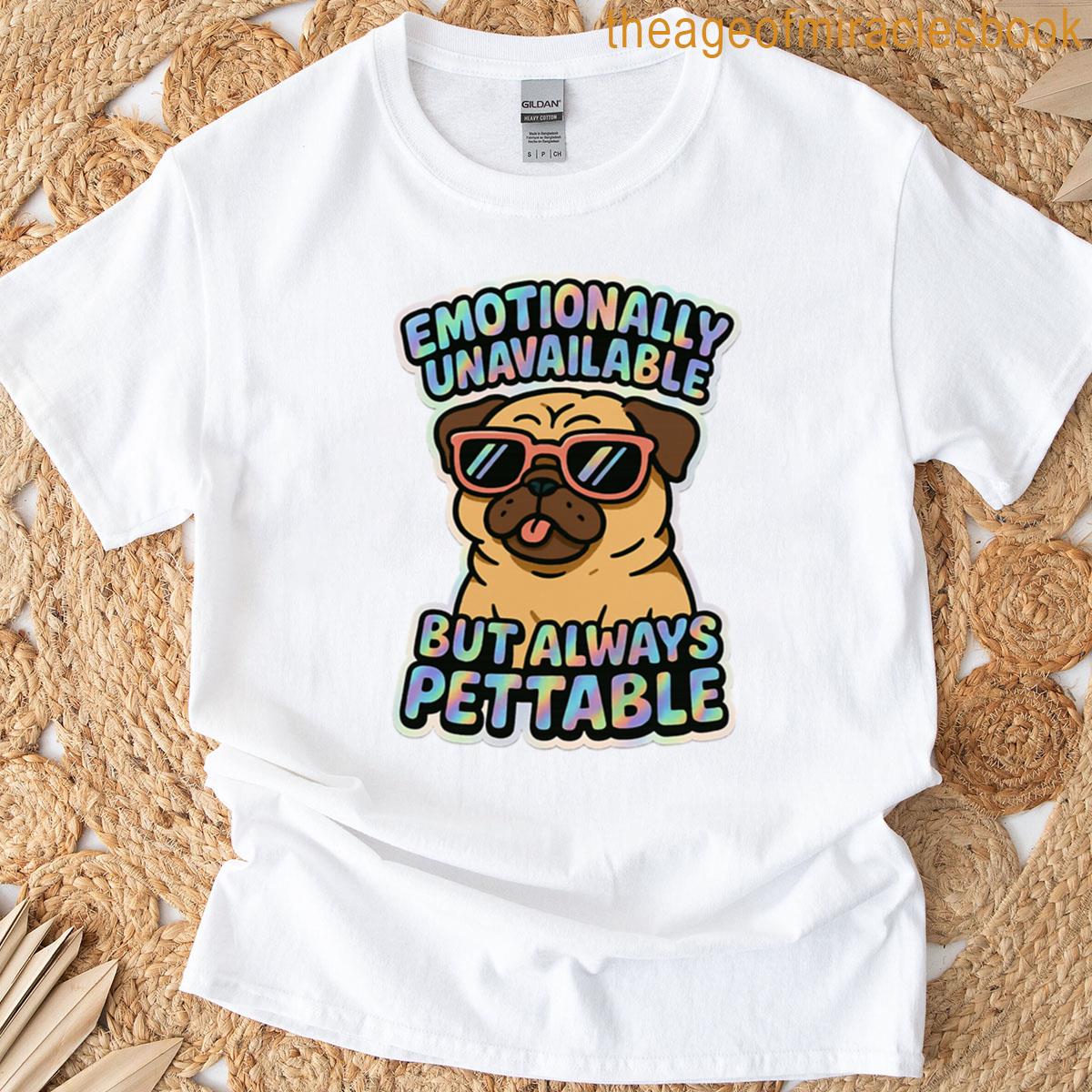Pugticularly Unavailable Oversized T-shirt