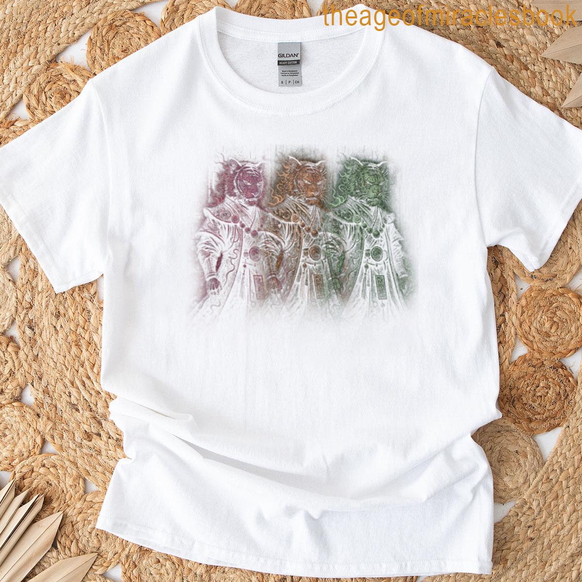 Three Tigers Boxy T-shirt