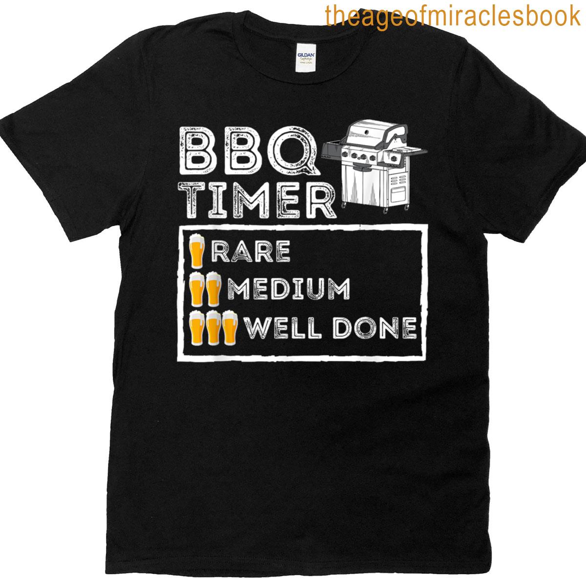 Bbq Timer – Funny Bbq Smoker Barbecue Grilling T-shirt