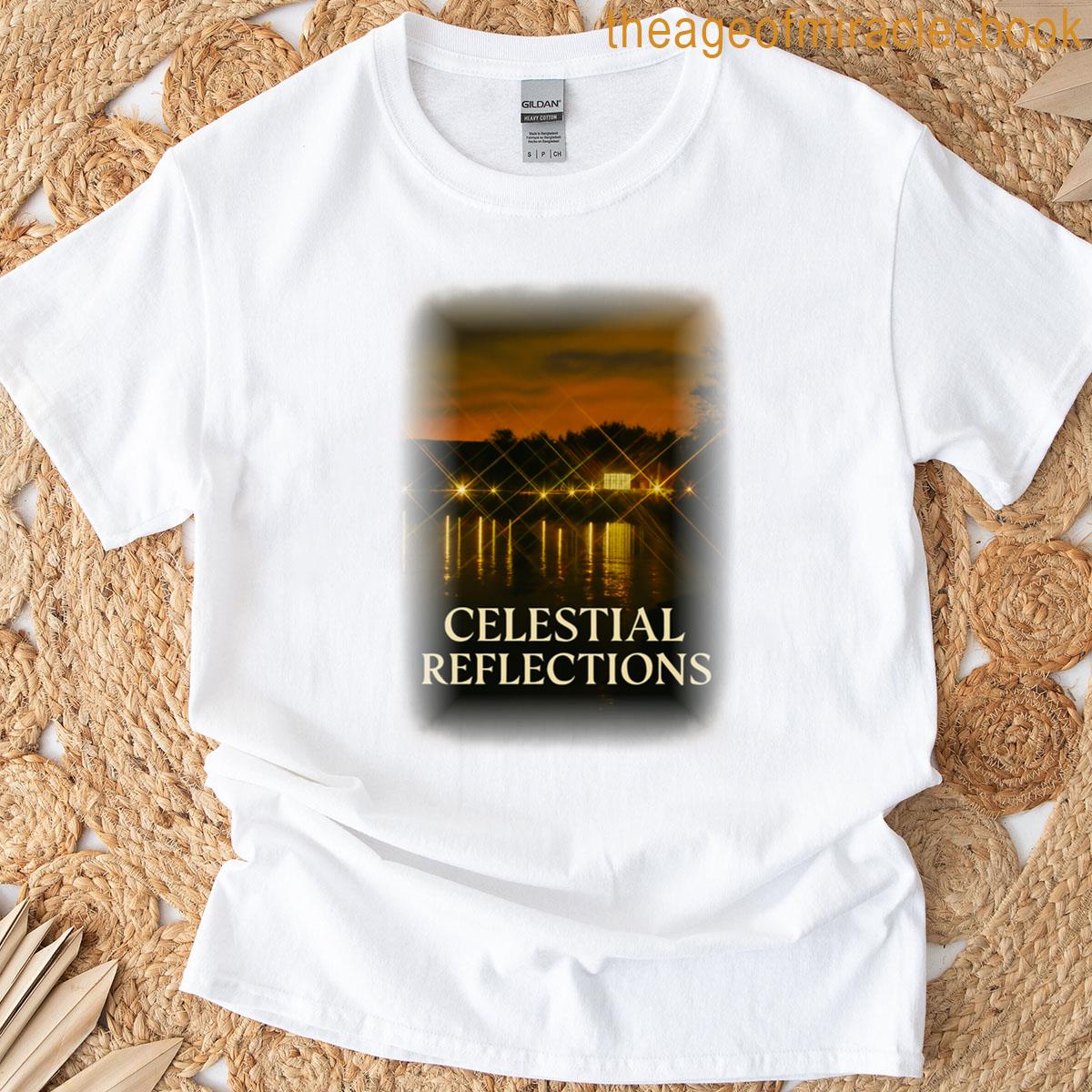 Celestial Reflections Mystical Scottish Loch Night Lights T-shirt