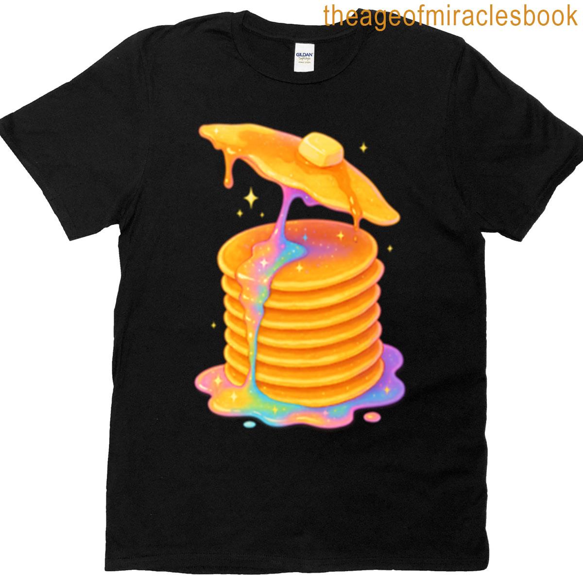 Cosmic Rainbow Pancake T-shirt