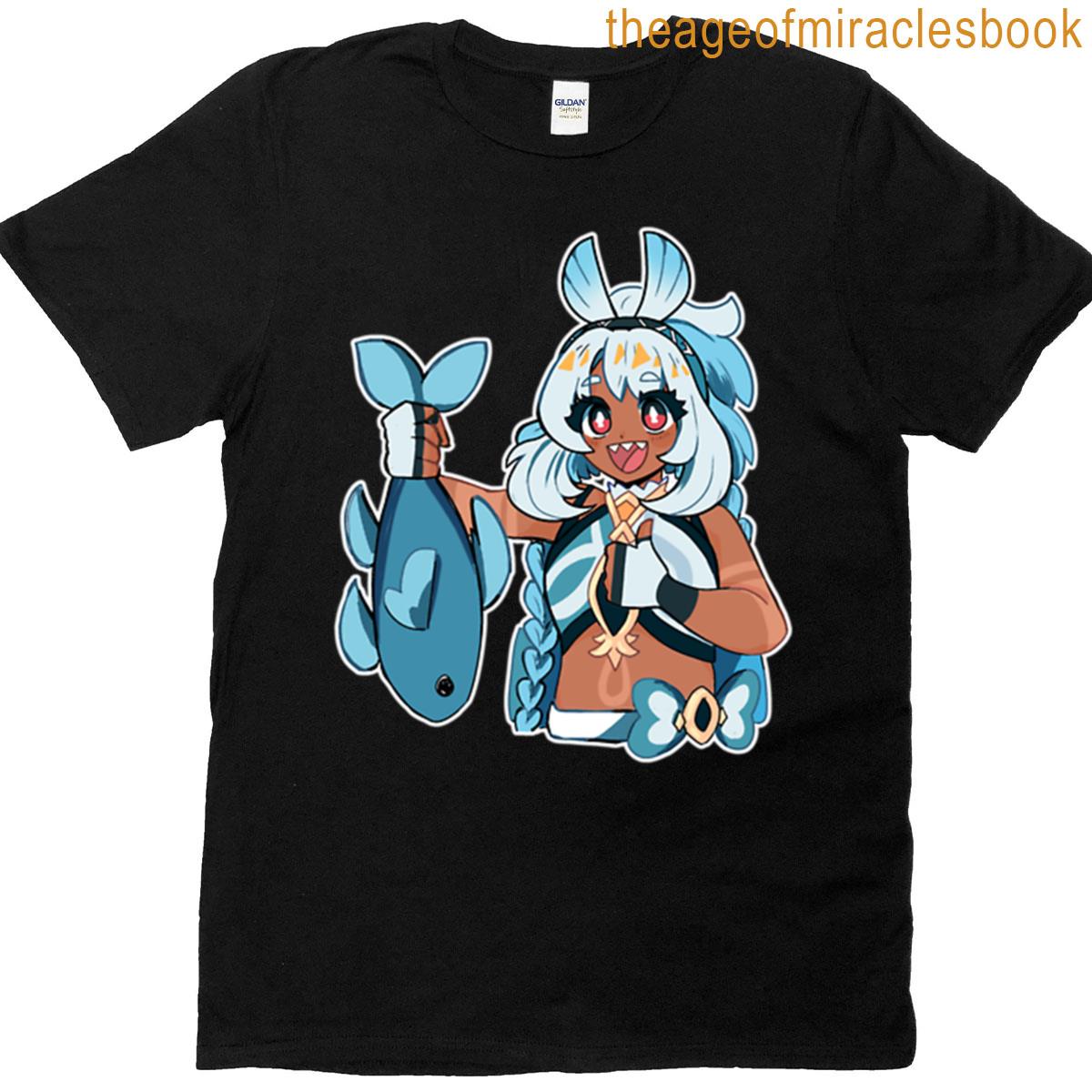 Mualani Fish Thumbs Up Oversized T-shirt