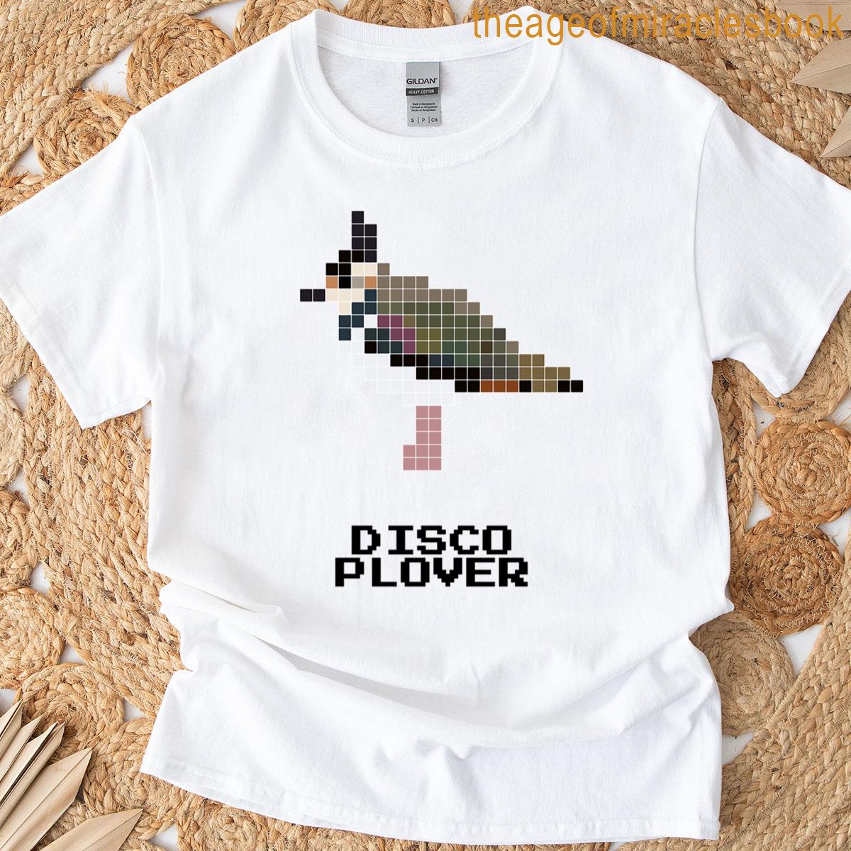 Pixel Art Disco Plover Northern Lapwing T-shirt