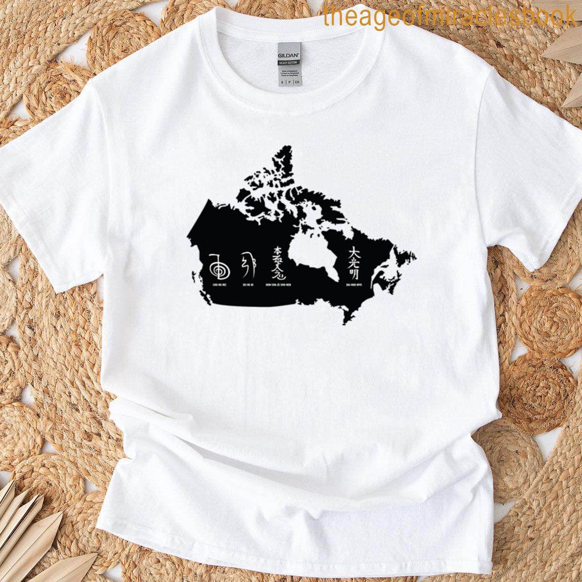 Reiki Map – Canada T-shirt