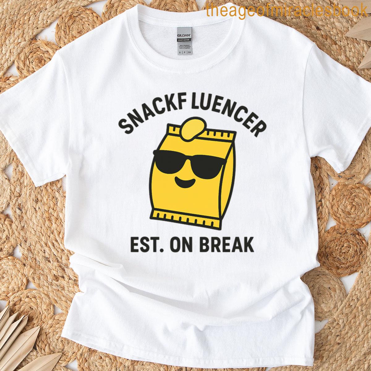 Snackfluencer Est On Break Oversized T-shirt