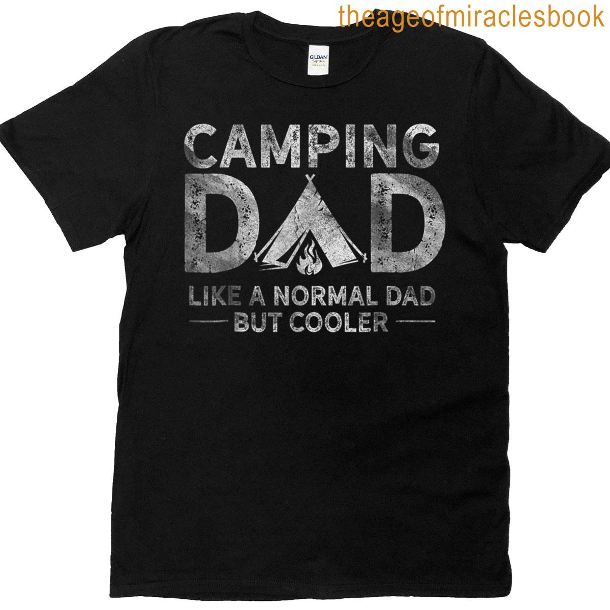 Camping Dad Fathers Day T-shirt