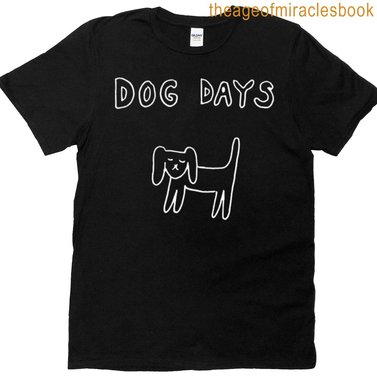 Dog Days – Dog Drawing – White T-shirt