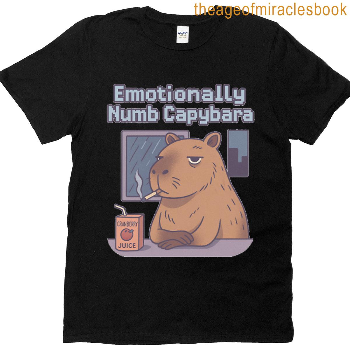 Emotionally Numb Capybara T-shirt