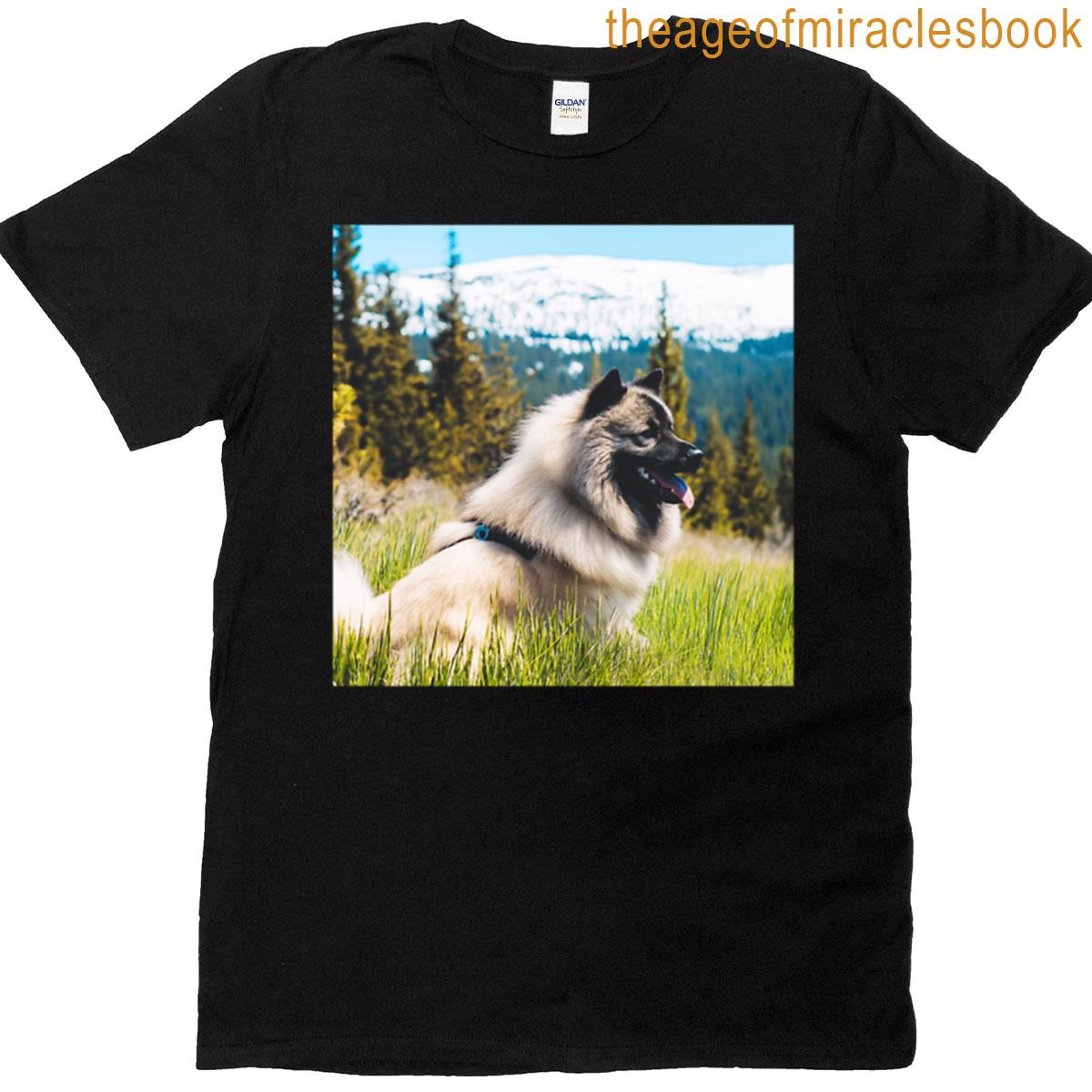 Eurasier Dog Lying On Grass T-shirt