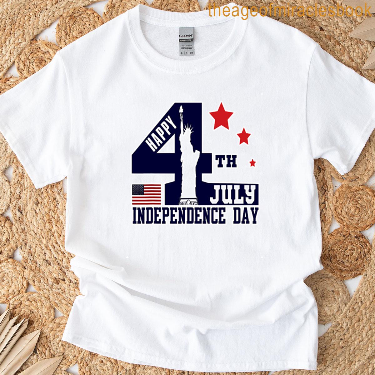 Happy Independence Day 4th July Fourth Oversized T-shirt