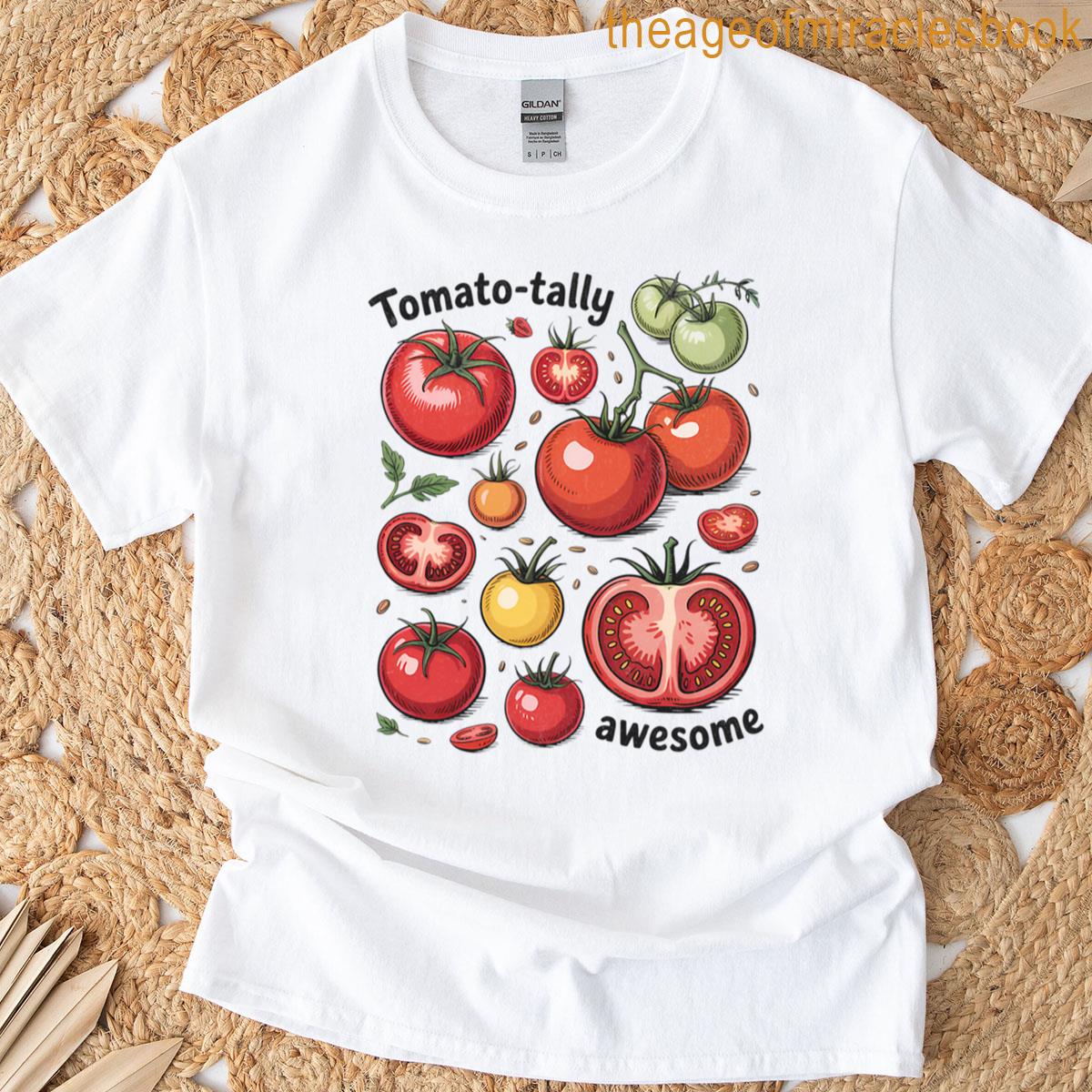 Retro Tomatoes Grid – Funny Tomato Pun T-shirt