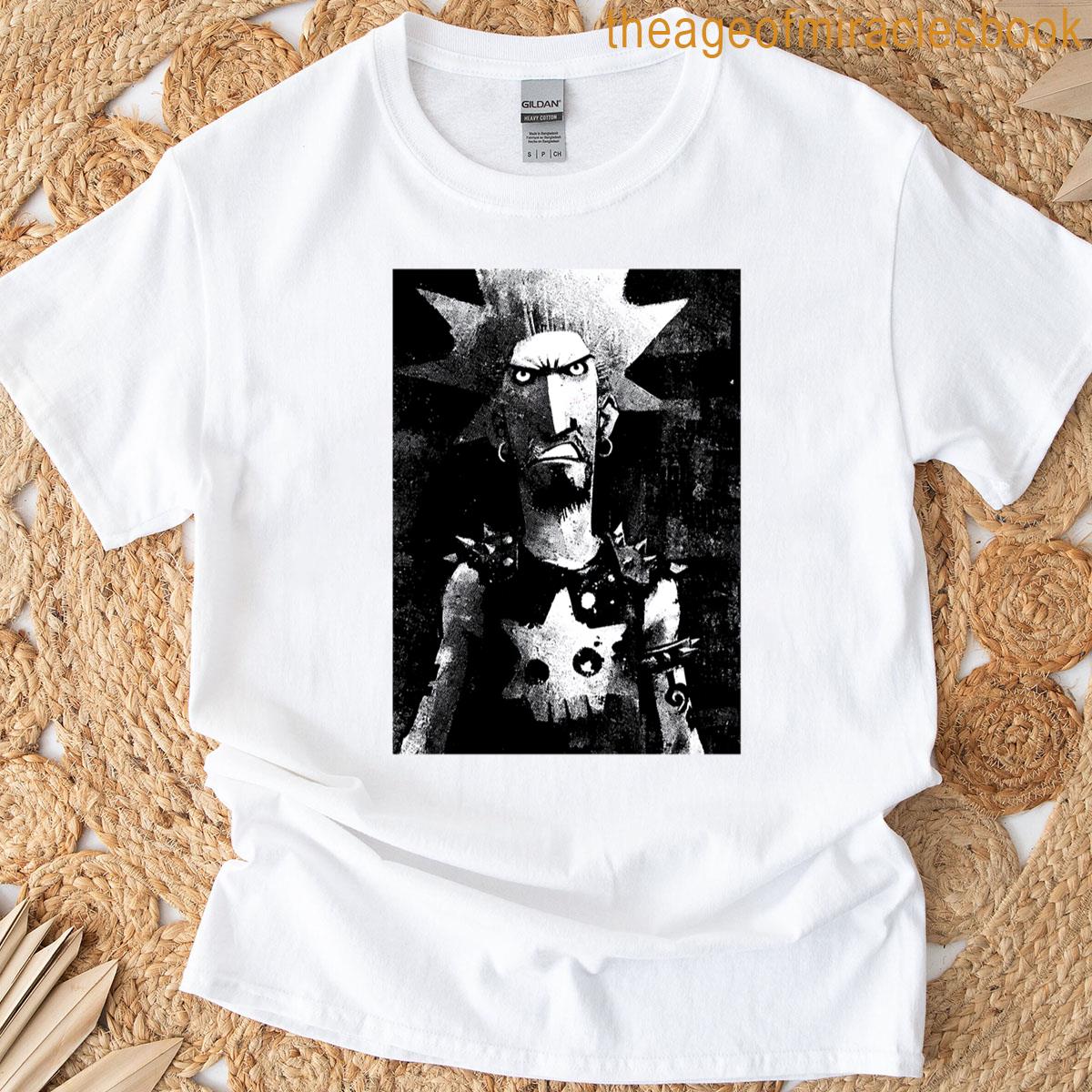 Black Makeup Goth Punk Screaming In Rage T-shirt