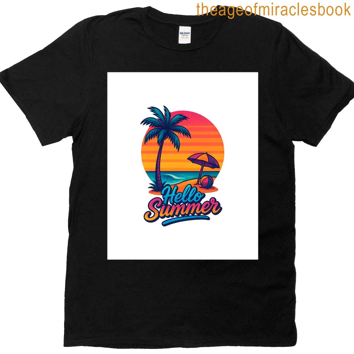 Hello Summer Graphic T-shirt