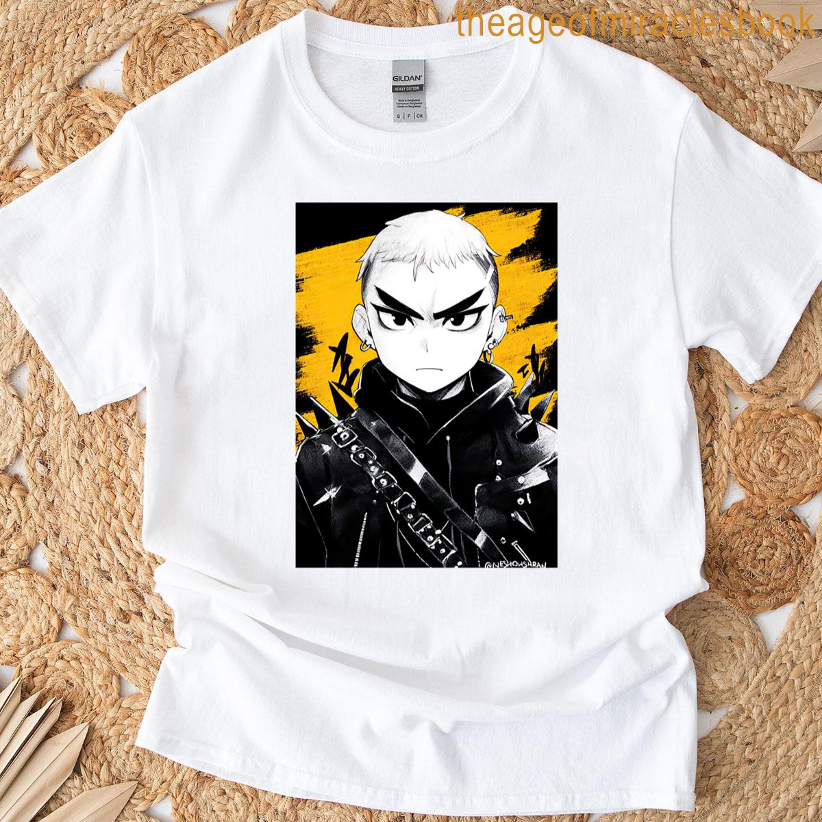 Intense Punk Rebel With Black Makeup Expression T-shirt