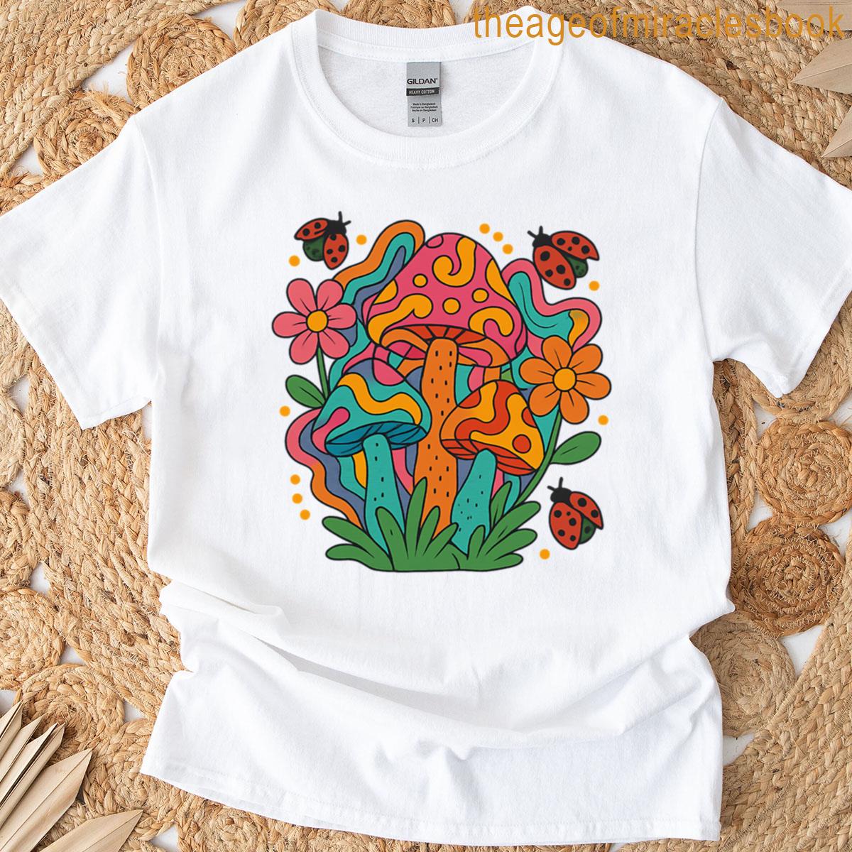 Magic Mushroom Garden – Ladybug T-shirt