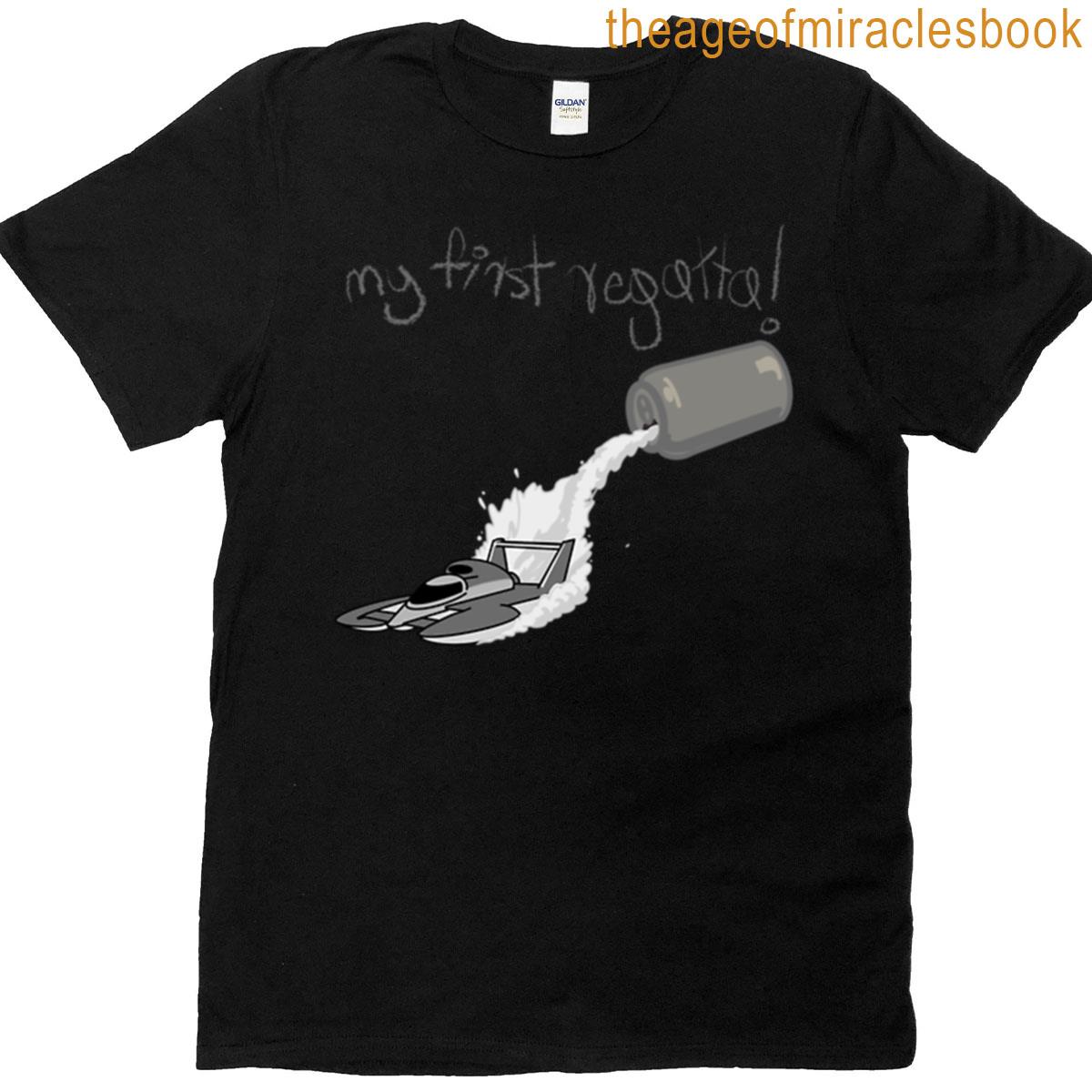 My First Regatta Grayscale T-shirt