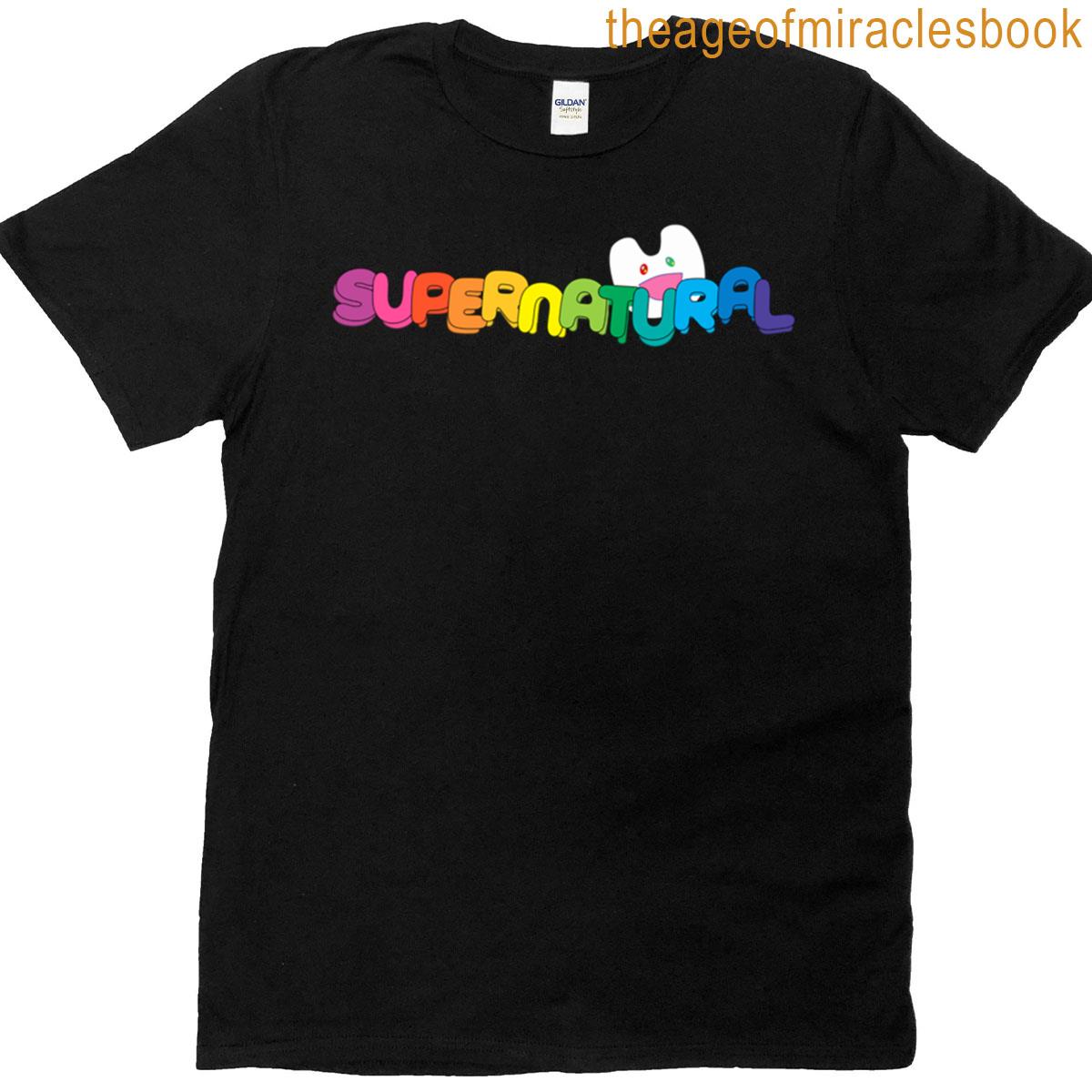 Supernatural Bubble Letters New Jeans T-shirt