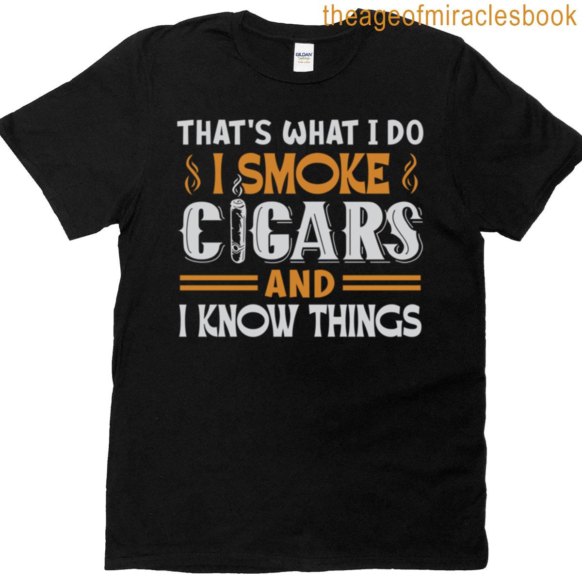 Wise Cigar Smoker T-shirt