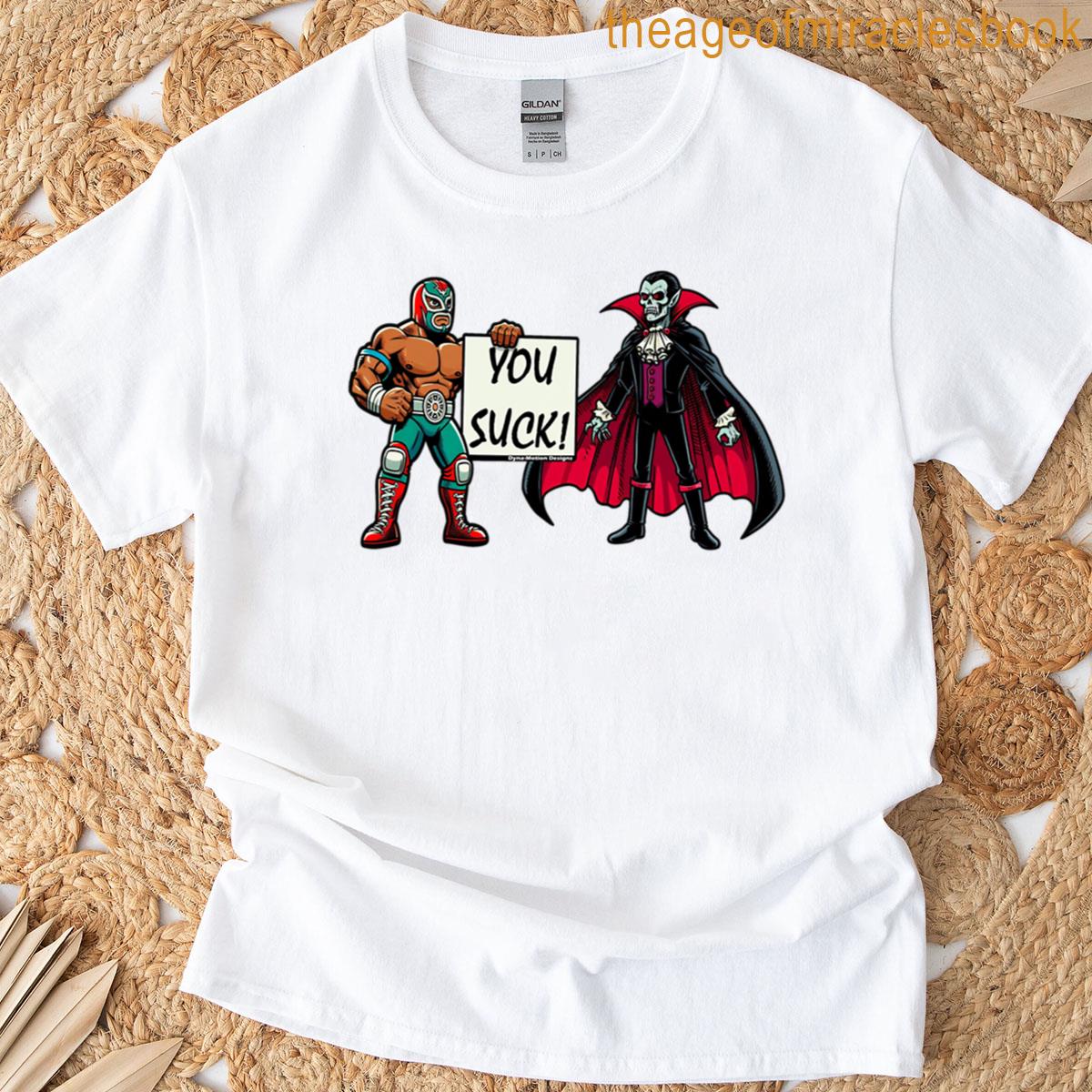 You Suck Drac Baseball Sleeve T-shirt