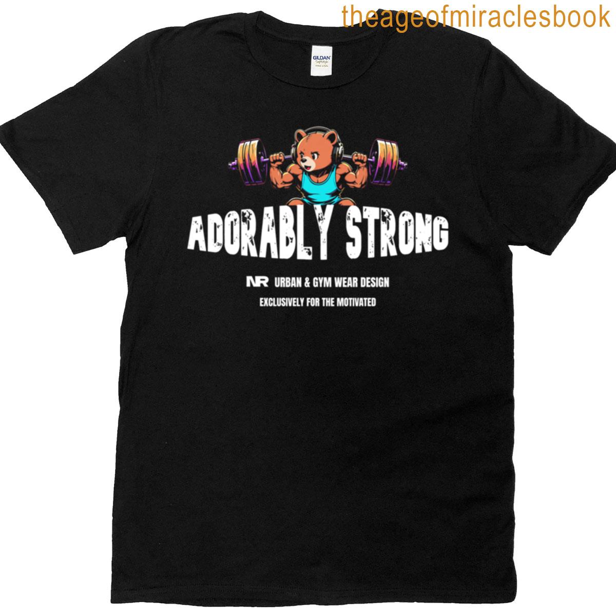 Adorably Strong Bear Dark T-shirt