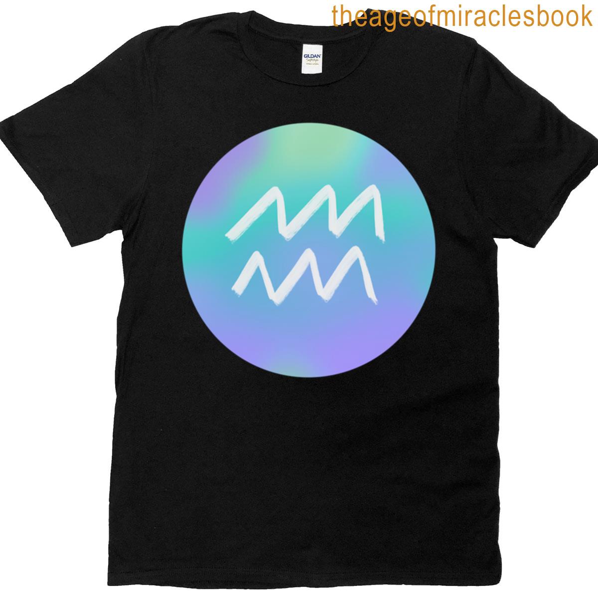 Aquarius Zodiac Icon T-shirt