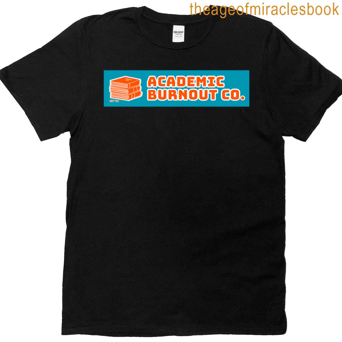 Blue Banner Academic Burnout Co T-shirt