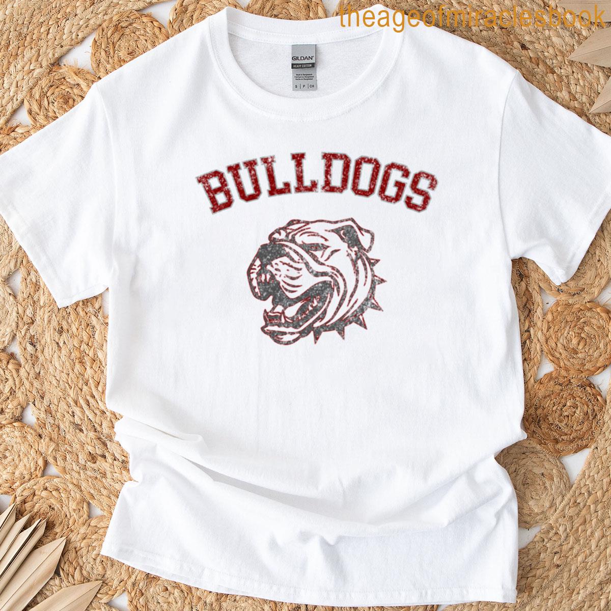 Bulldog Pride Varsity Sport Design T-shirt