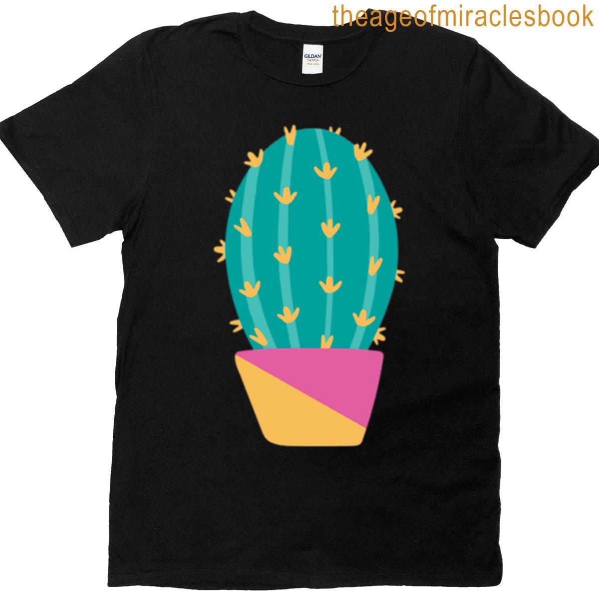 Cactus In A Cute Pot T-shirt