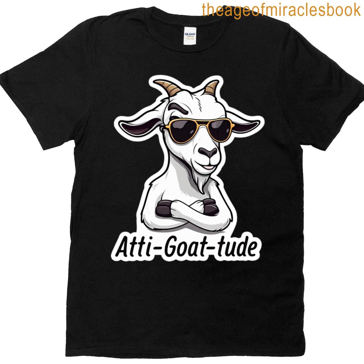 Cool Goat Attitude Cartoon T-shirt