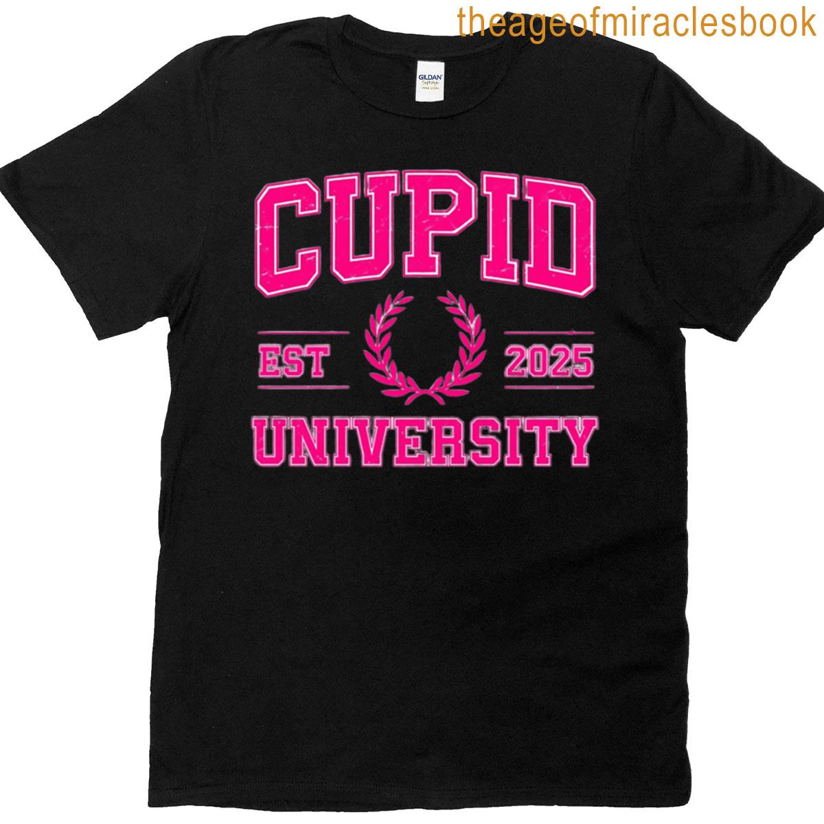 Cupid Est 2025 University Collegiate Design T-shirt