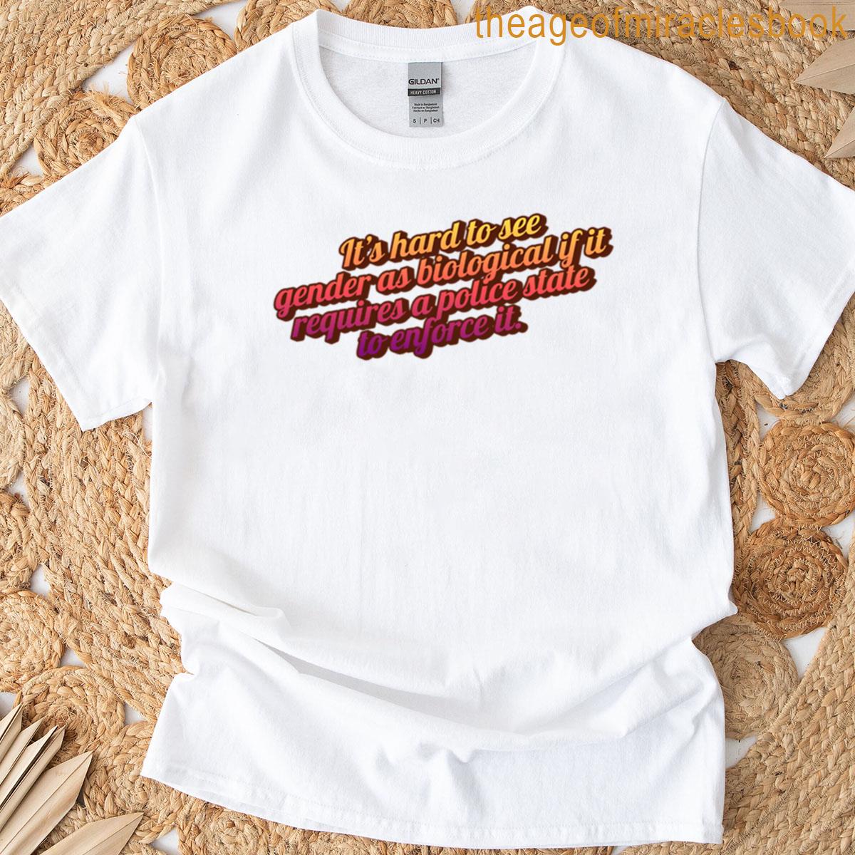 Gender Police State Oversized T-shirt