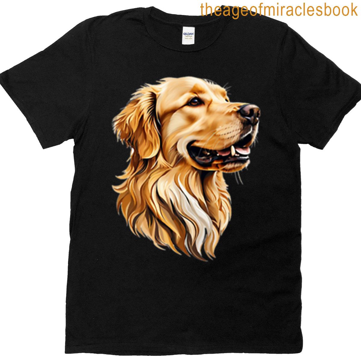 Golden Retriever Smiling T-shirt