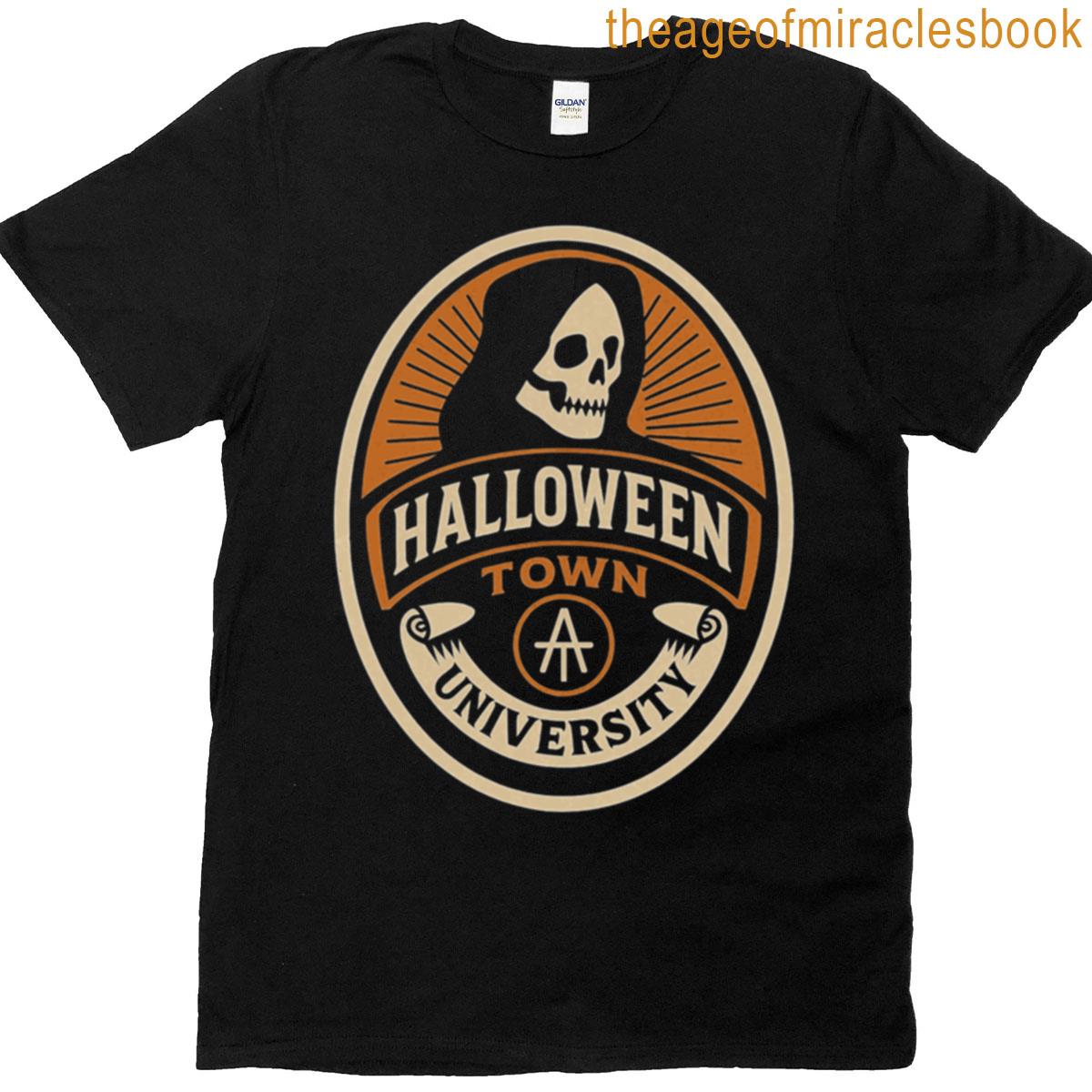 Halloween Town University Academic Crest T-shirt