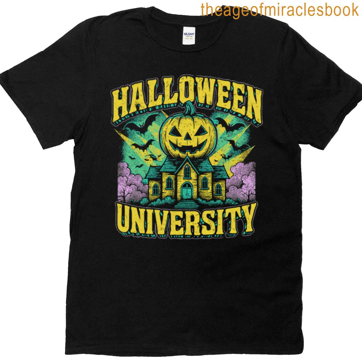 Halloween Town University Haunted Campus T-shirt