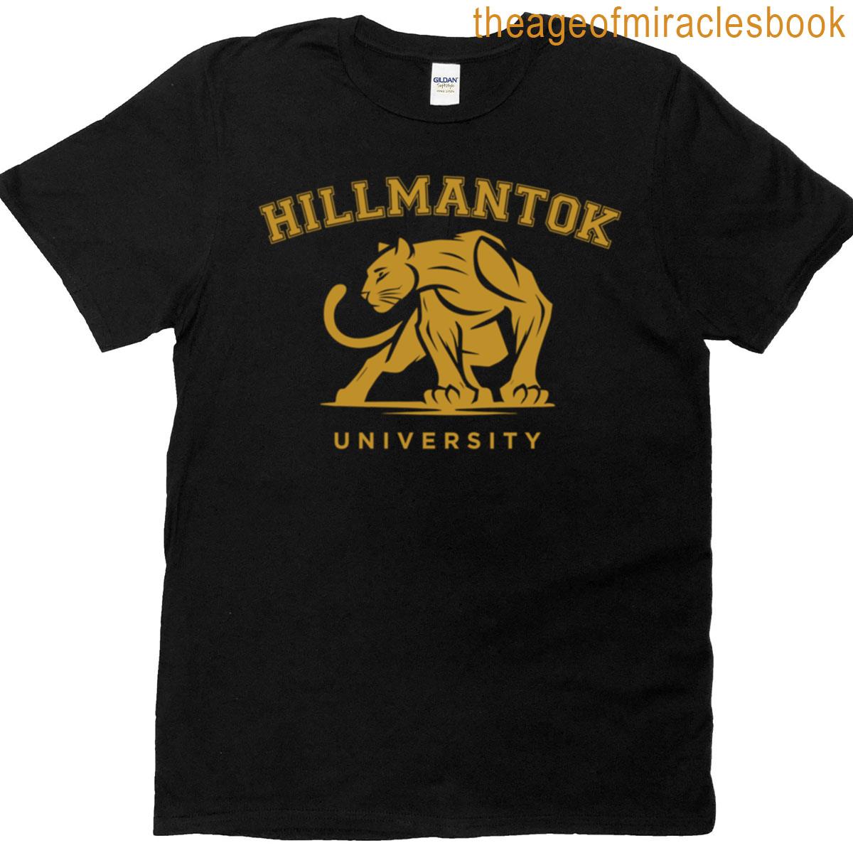 Hillmantok Logo With Panther Gold T-shirt