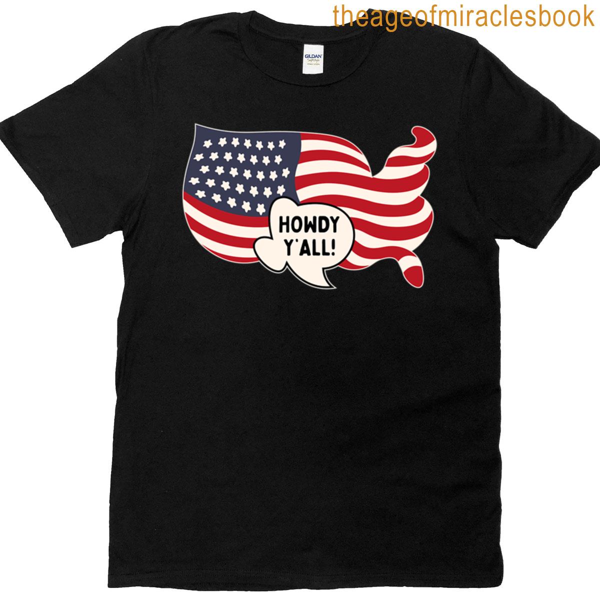 Howdy Yall Funny Graphic Oversized T-shirt