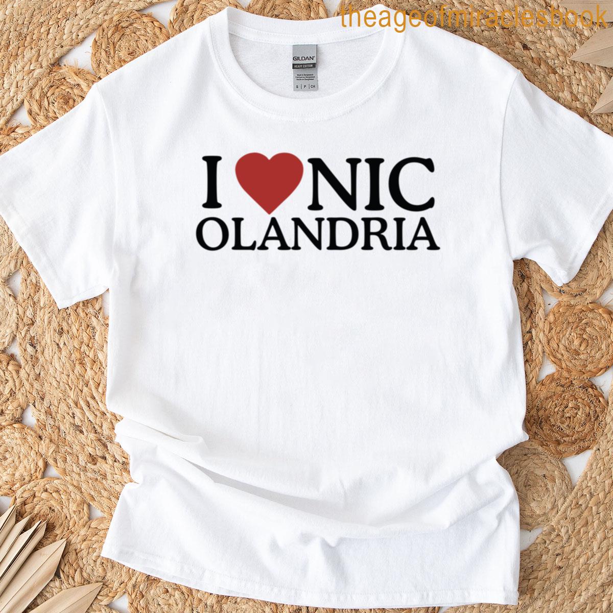I Love Nicolandria T-shirt