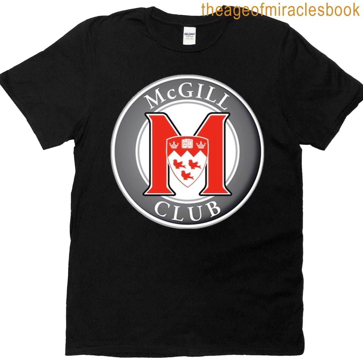 Incredible Mcgill Logo Design T-shirt