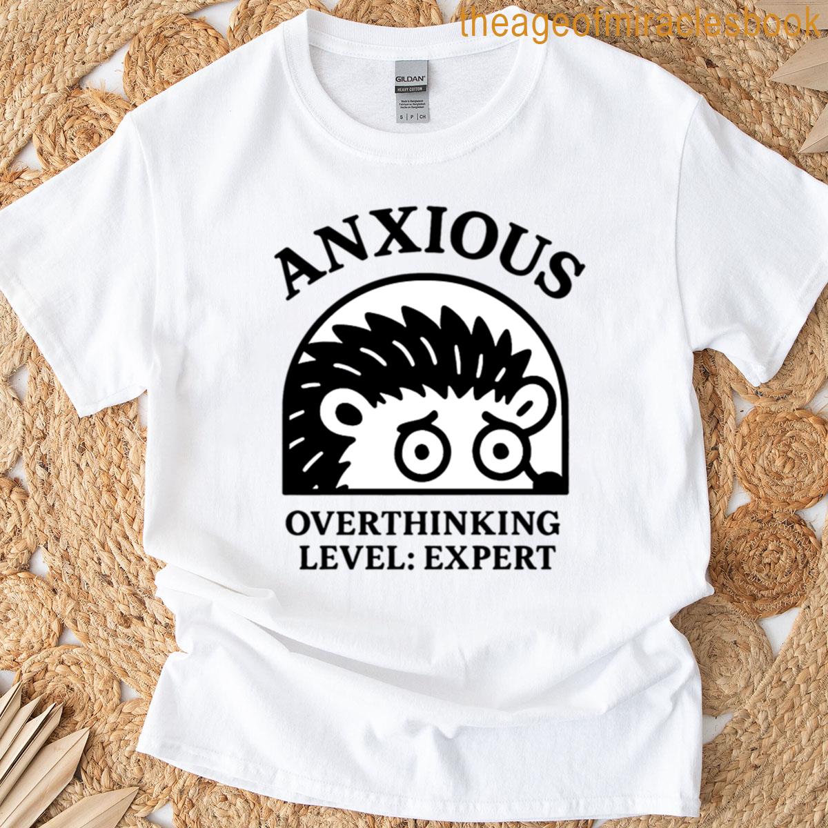 Introvert Club Anxious Overthinking Level Expert T-shirt